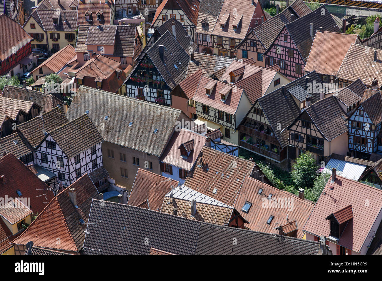 Kaysersberg, Alsace, France Banque D'Images