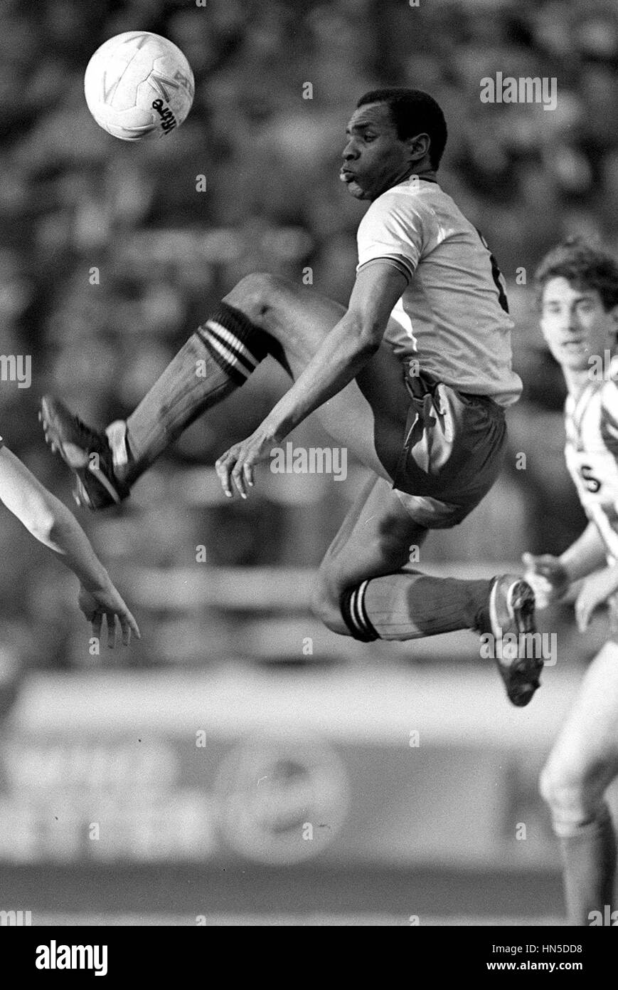 LUTHER BLISSETT Watford FC 21 mars 1985 Banque D'Images