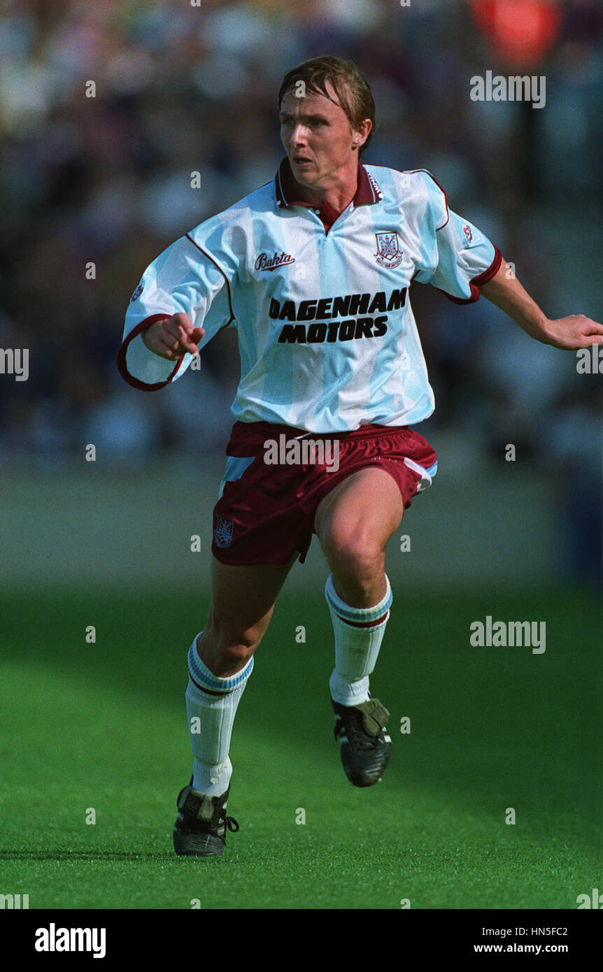 KEVIN KEEN West Ham United FC 28 Septembre 1992 Banque D'Images