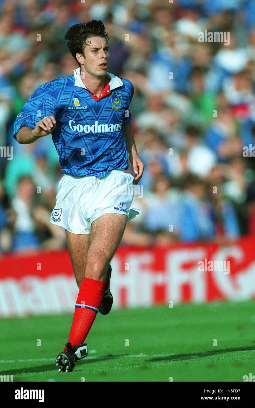 SYMONS KIT PORTSMOUTH FC 29 Septembre 1992 Banque D'Images