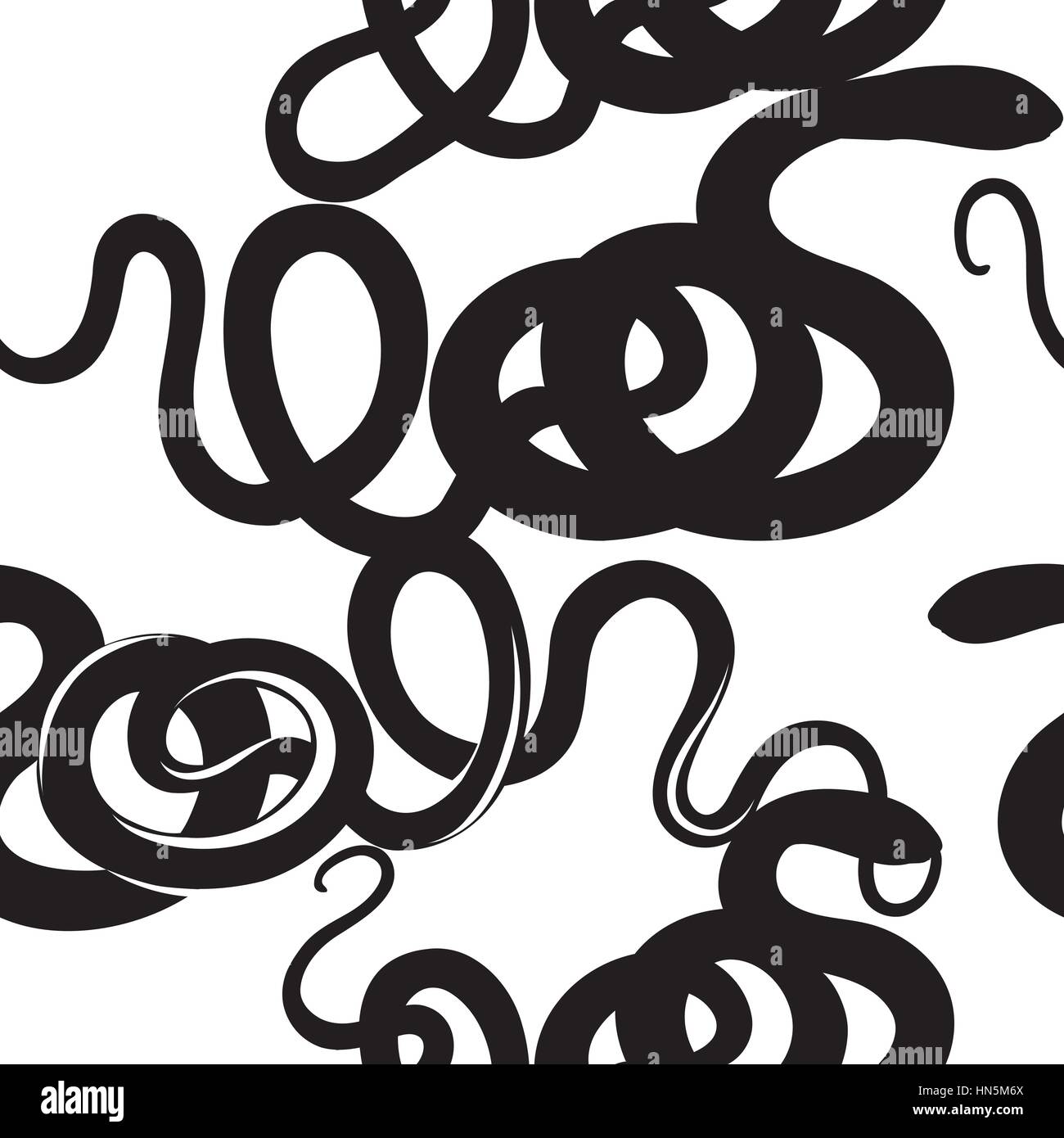 Spirale d'ornement abstrait noir et blanc indiquant sans motif. peau de serpent élégant arrière-plan géométrique texturé Illustration de Vecteur
