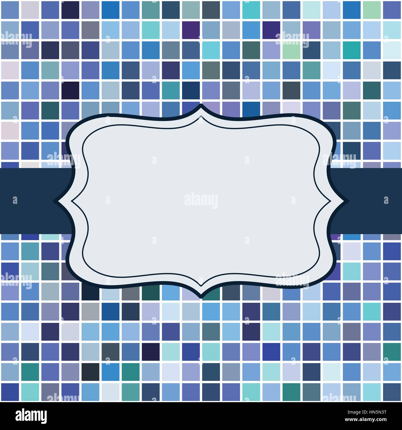 Cadre place pour texte invitation Illustration de Vecteur