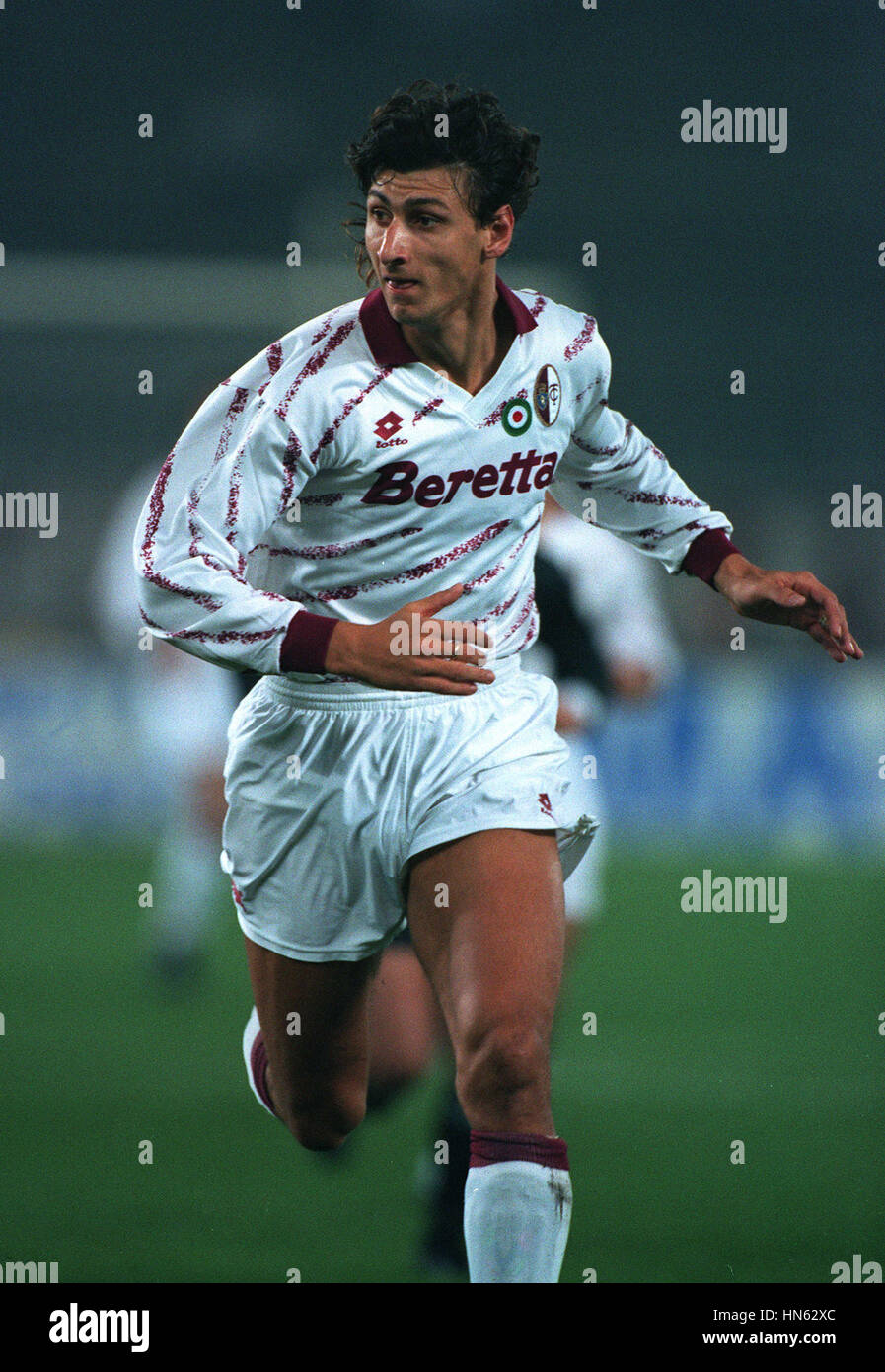 ANDREA SILENZI TORINO FC 27 Octobre 1993 Banque D'Images