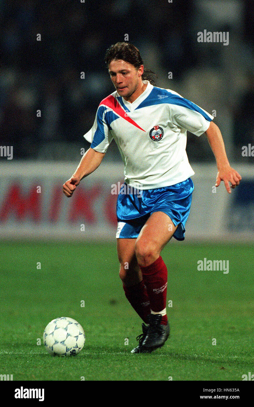 Vasili KULKOV FC SPARTAK MOSCOU 24 Novembre 1993 Banque D'Images