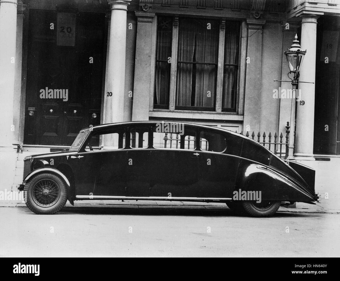 Moteur Lycoming 1932 Burney rationaliser Banque D'Images