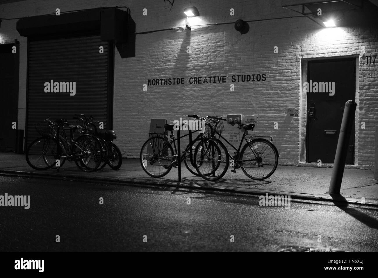 Scène de rue, Greenpoint, Brooklyn, NYC Banque D'Images