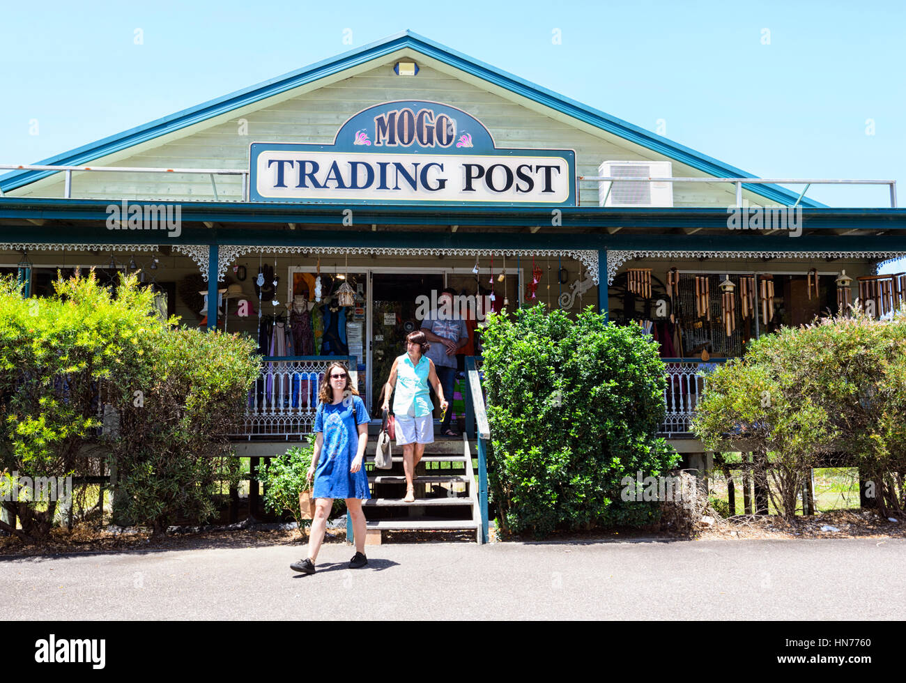 Mogo Trading Shop est un magasin de souvenirs dans la petite ville touristique de Mogo, près de Bateman's Bay, New South Wales, Australia Banque D'Images