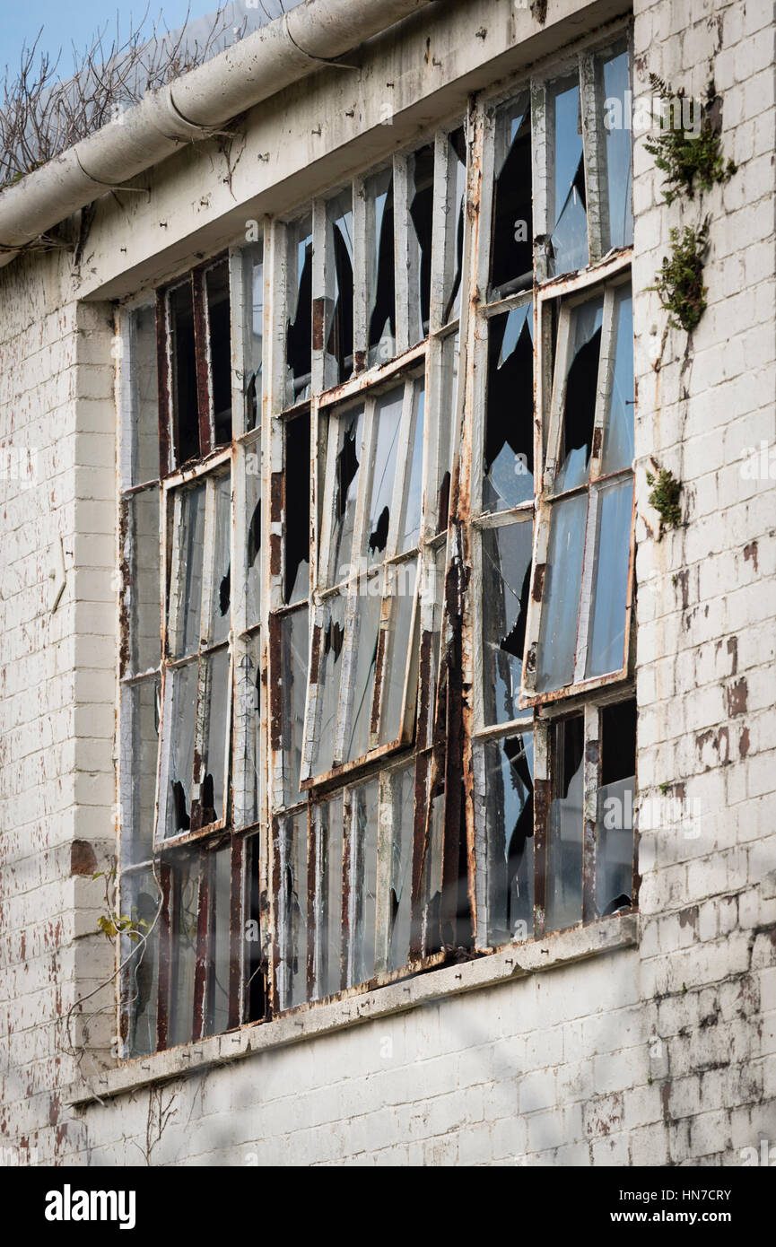 Des capacités en Lydney Harbour Industrial Estate, Gloucestershire, Royaume-Uni. Banque D'Images