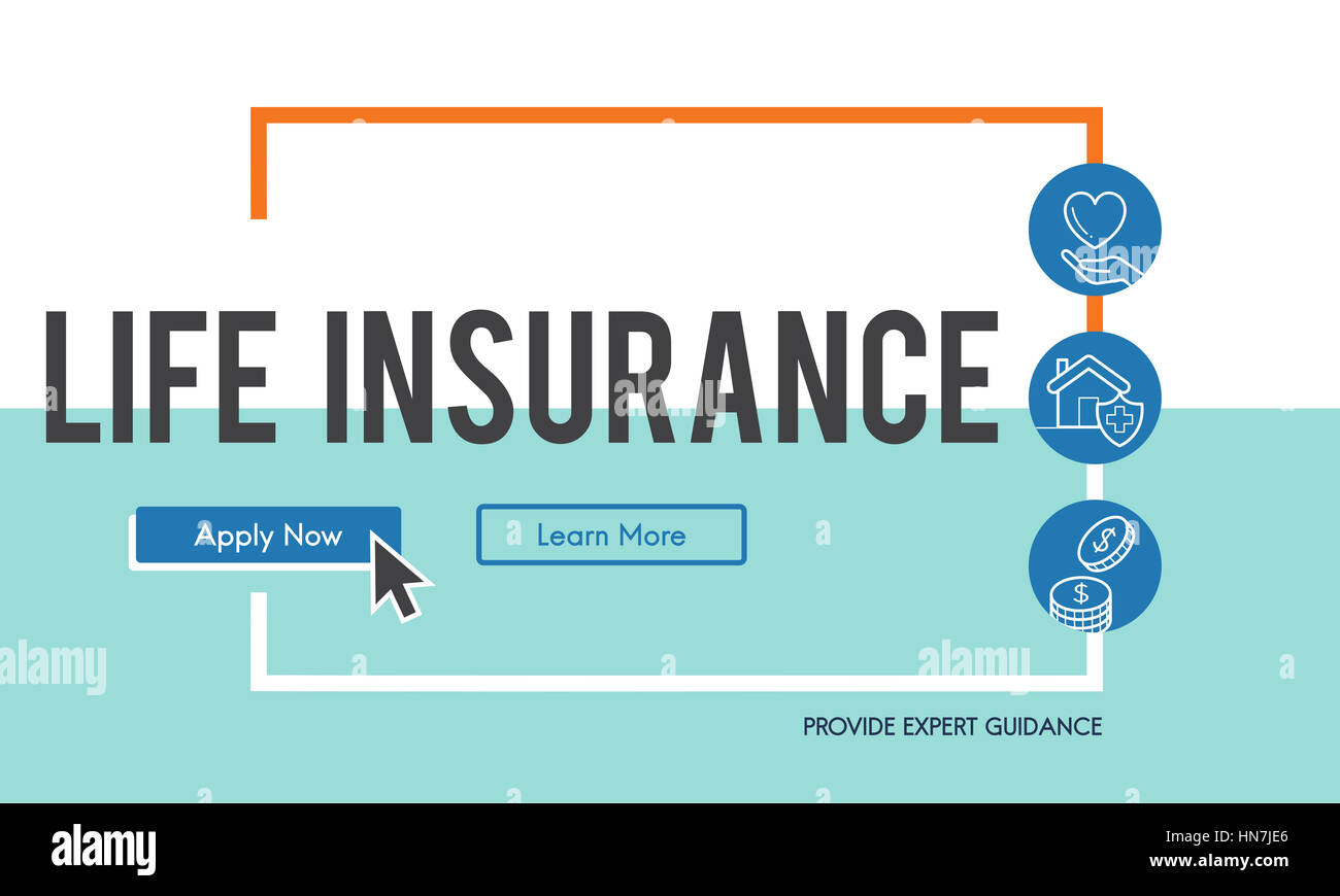 Assurance vie Remboursement Protection Concept Banque D'Images