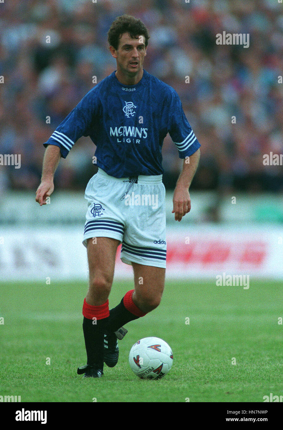 DAVID MCPHERSON Glasgow Rangers FC 24 Août 1994 Banque D'Images