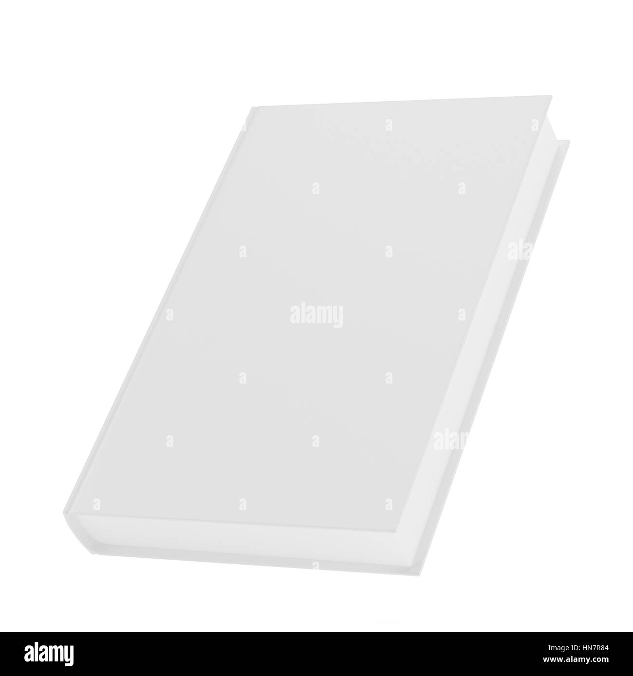 Modèle de couverture de livre vertical blanc Banque D'Images