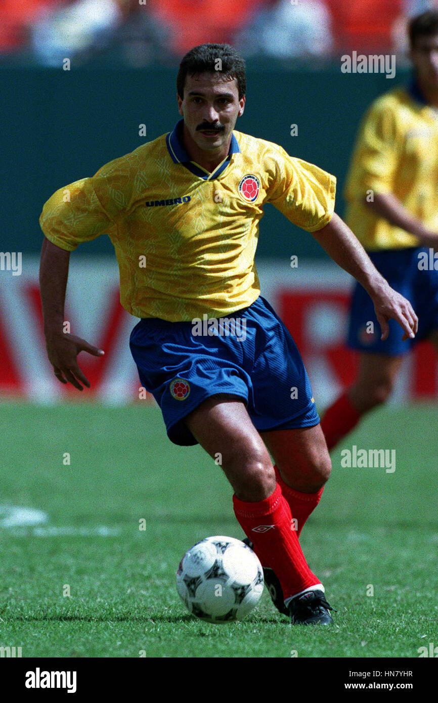 JAIME GABRIEL GOMEZ COLOMBIE & ATLETICO NACIONAL 23 Février 1994 Banque D'Images