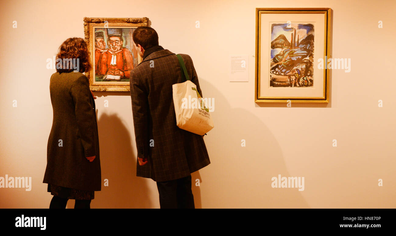 Oxford, UK. 9 février 2017. Degas à Picasso Exposition aperçu à l'Ashmolean Museum à Oxford. 09.02.17 Crédit d'Auteur : Richard Cave/Alamy Live News Banque D'Images