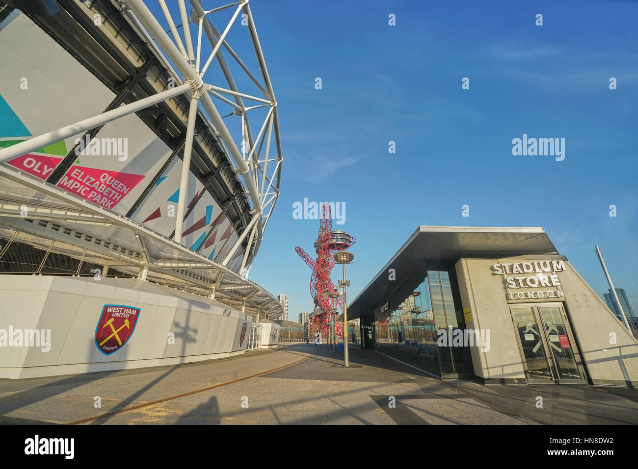 Stade de London West Ham United Banque D'Images