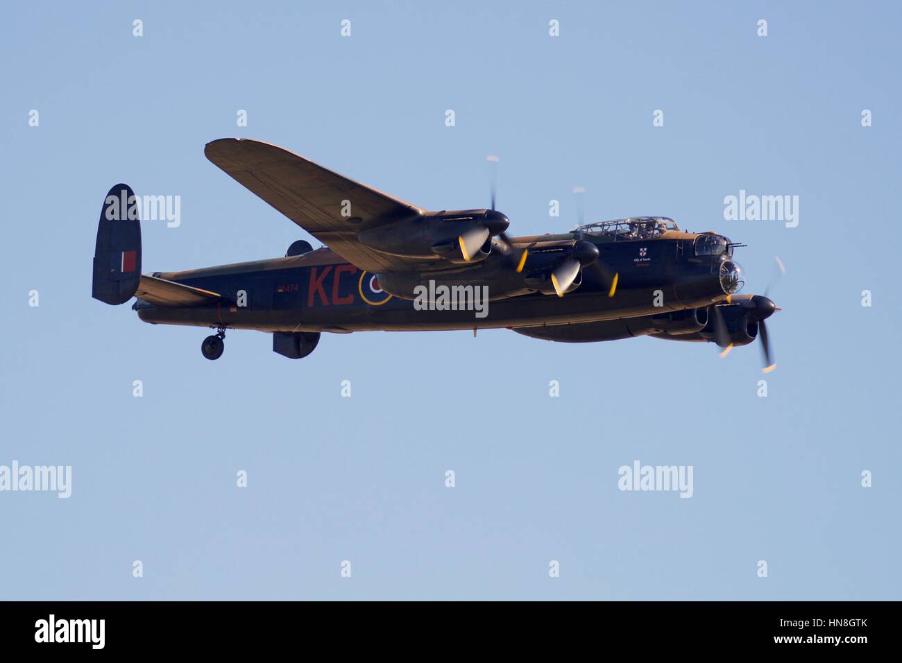 Avro Lancaster de la Royal Air Force Banque D'Images