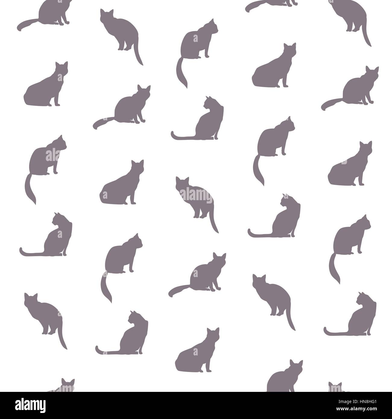 Modèle sans couture cat. animaux vector background. Illustration de Vecteur