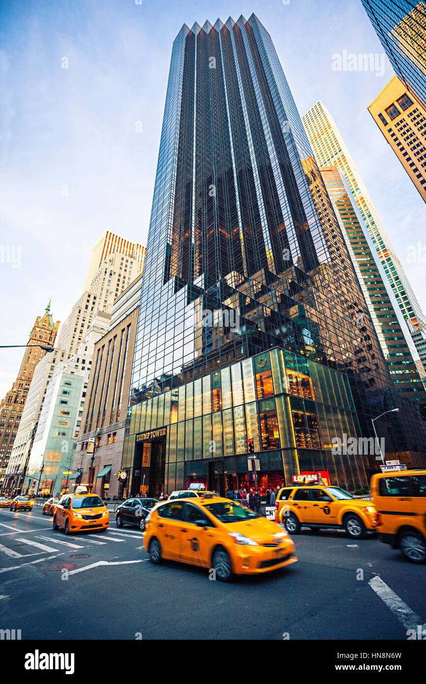 Trump Tower, Manhattan, New York Banque D'Images