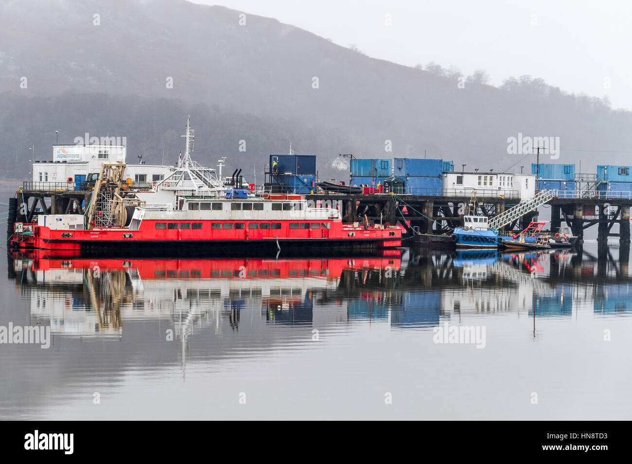 Le Loch Linnhe à Fort William, Écosse. Banque D'Images