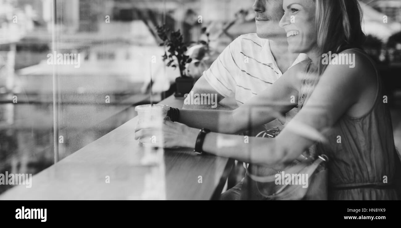 L'activité vie bonheur amoureux Couple Banque D'Images