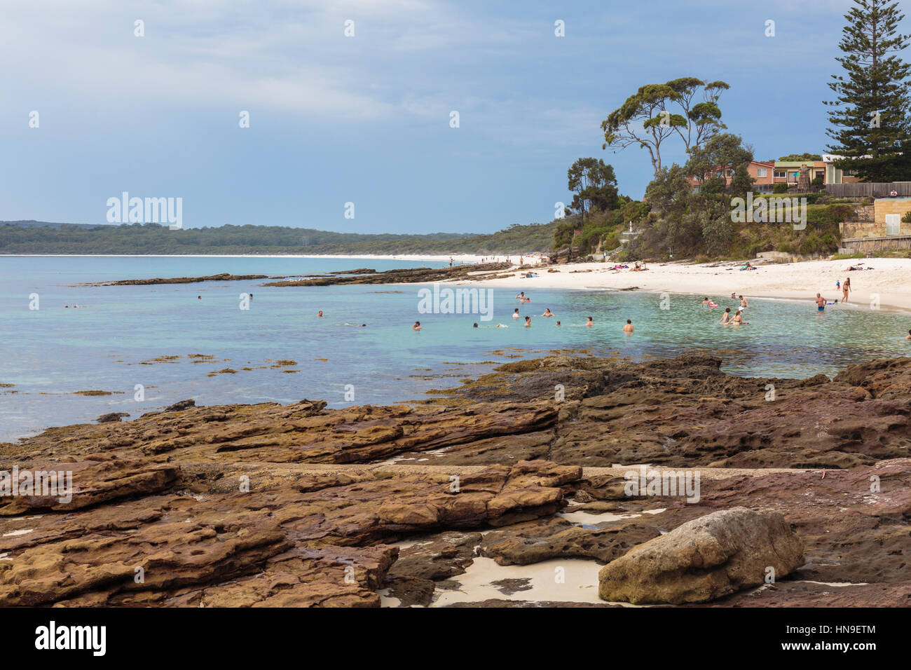 Hyams Beach à Jervis Bay, New South Wales, Australie Banque D'Images