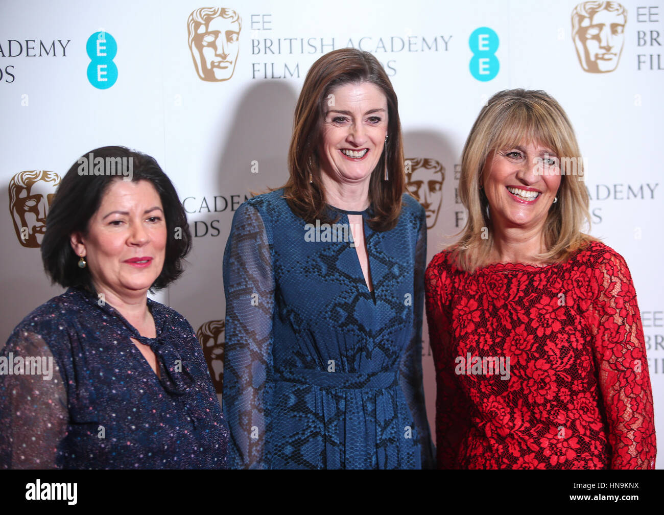 Nominations BAFTA photo - Dominic Cooper et Sophie Turner sont rejoints par Jane Lush à l'annonce de l'EE British Academy Film Awards 2017 nominés comprend : Jane Lush, Amanda Berry, Pippa Harris Où : London, Royaume-Uni Quand : 10 Jan 2017 Credit : WENN.com Banque D'Images