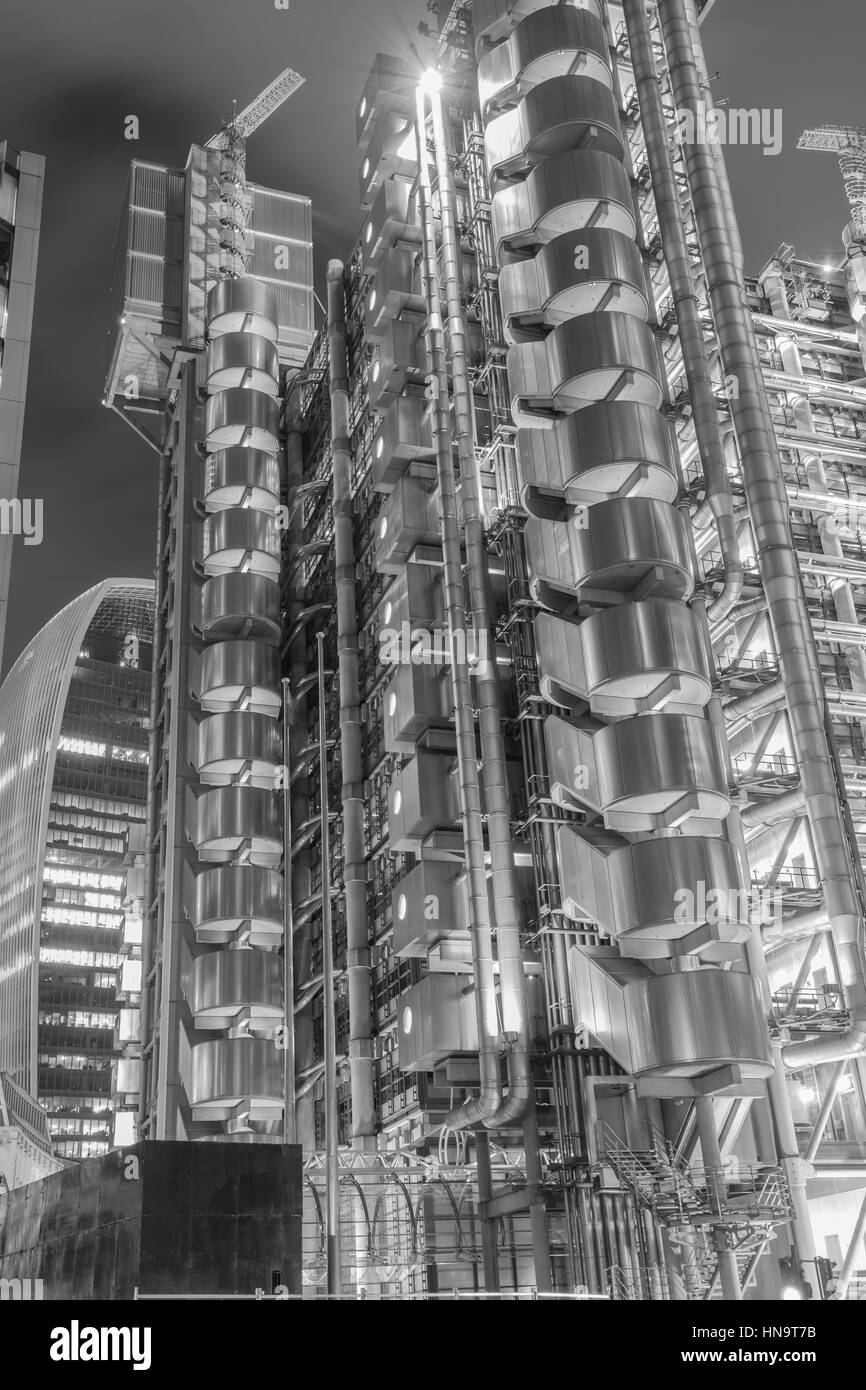 La Lloyds Building London Banque D'Images