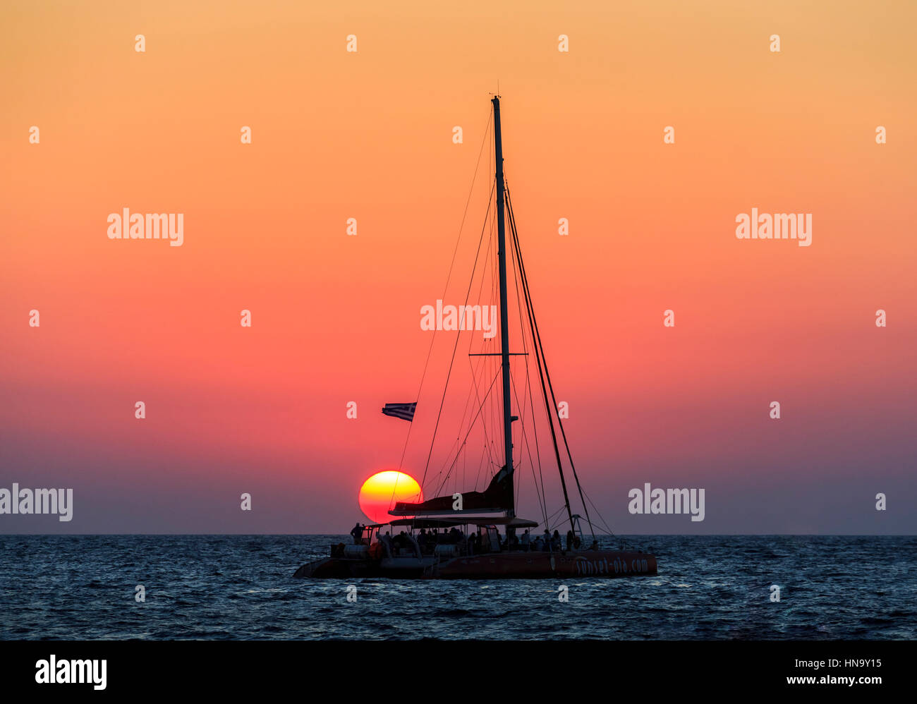 Silhouette Of Catamaran In Sea Photos Silhouette Of