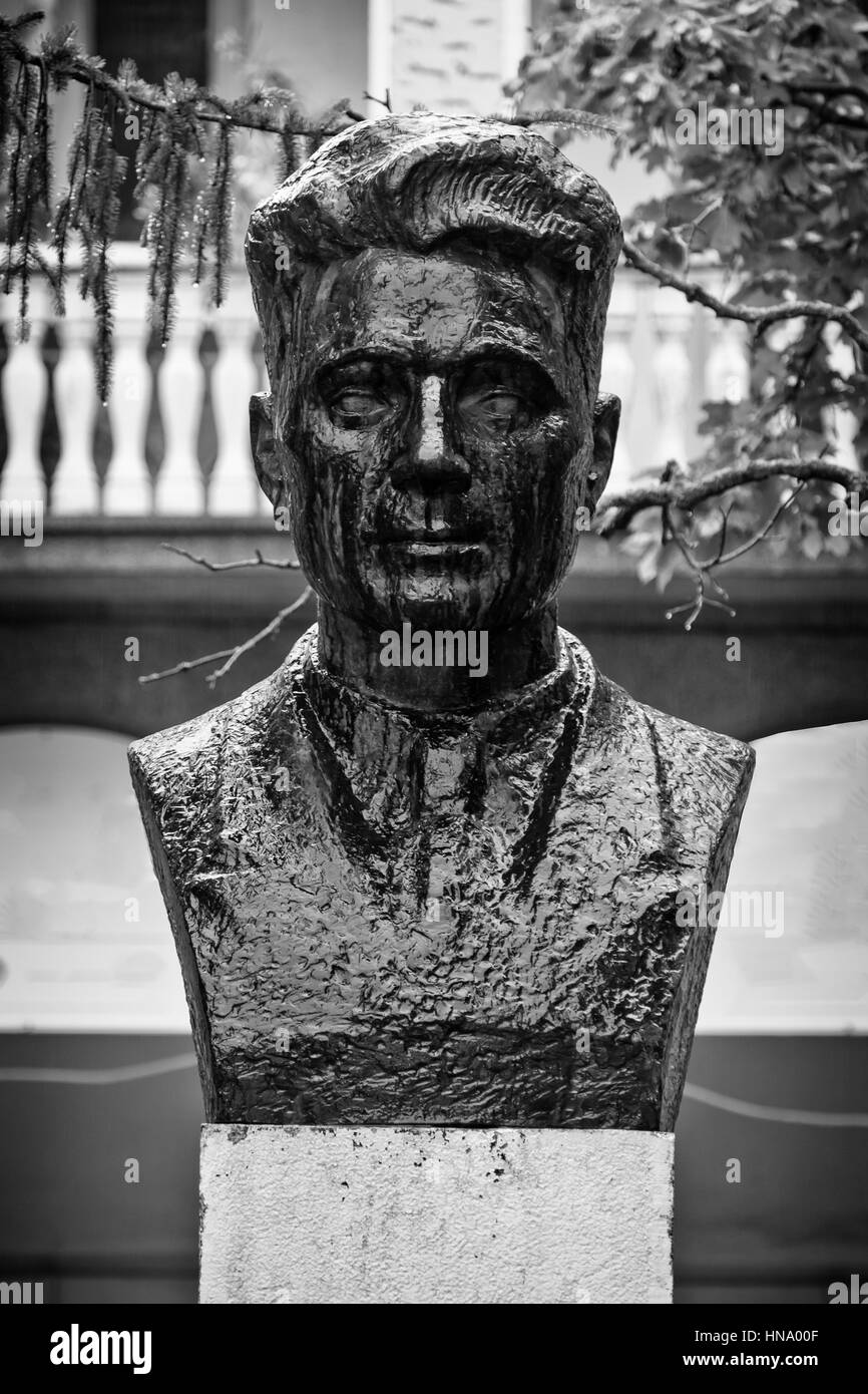 Pavlikeni, Bulgarie - Jun 21, 2015 : Monument d'Atanas Filev à Pavlikeni, Bulgarie Banque D'Images