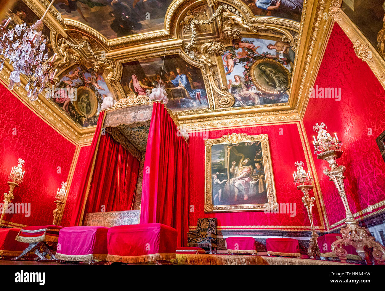 Intérieur impressionnant de Versailles Palace Banque D'Images