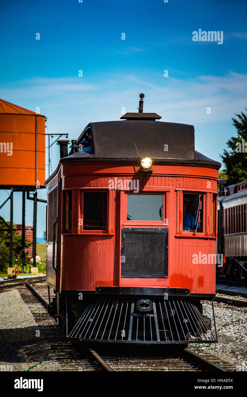 Strasburg, PA. historic Railroad Museum et site touristique. Banque D'Images
