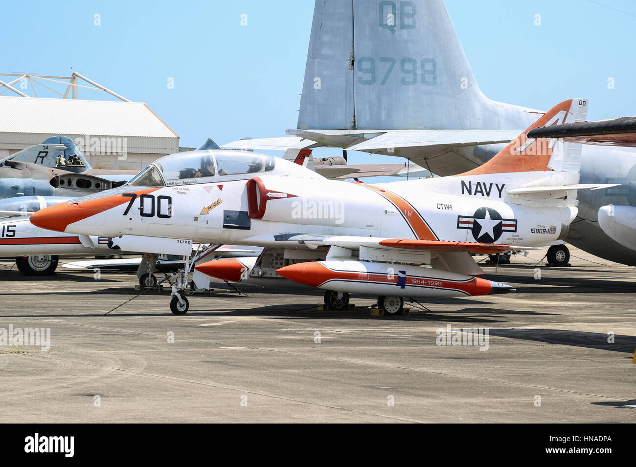 TA-4 Skyhawk - trainer  +1 - Conversion d'un standard-4 avec siège supplémentaire pour un instructeur Banque D'Images