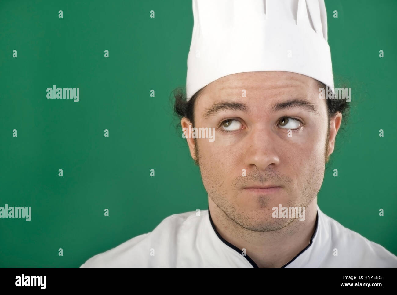 Junger Koch im Portrait - jeune cuisinier dans portrait Banque D'Images