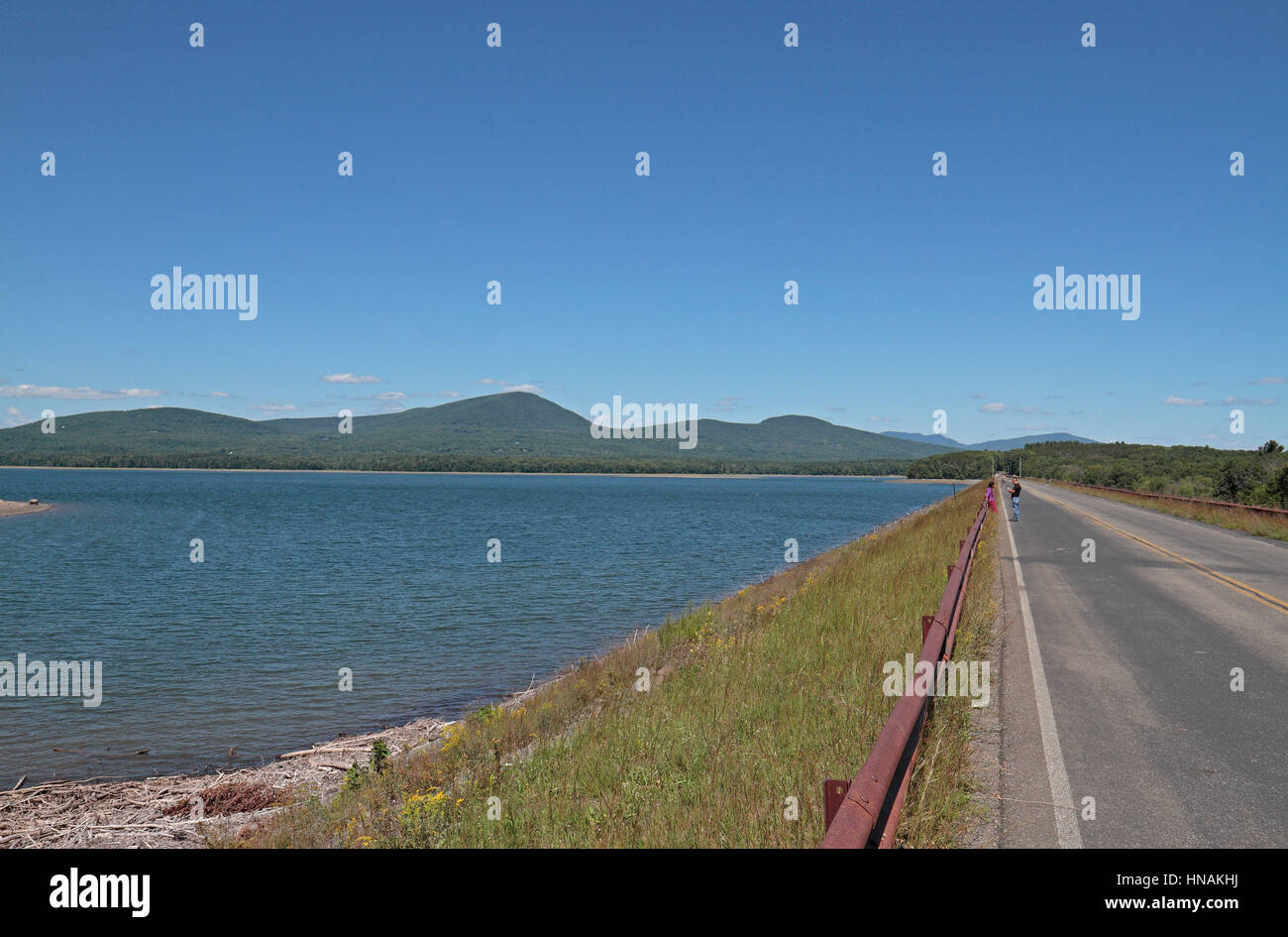 Réservoir Ashokan approvisionne, Ulster County, New York, United States. Banque D'Images