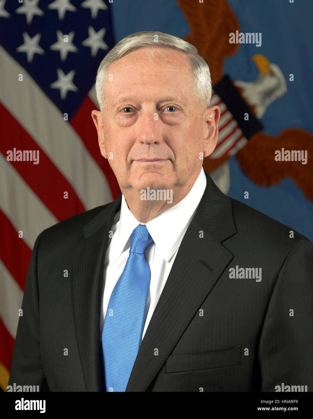 James N. Mattis le 26e Secrétaire à la défense des États-Unis Banque D'Images