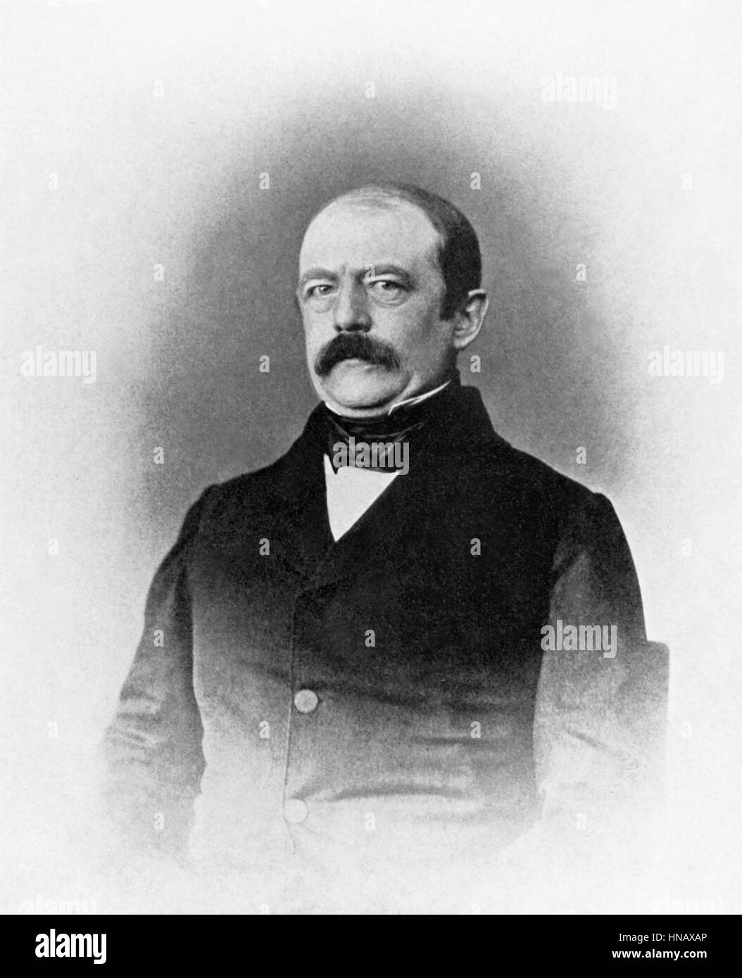 Homme d'OTTO VON BISMARCK (1850) Banque D'Images