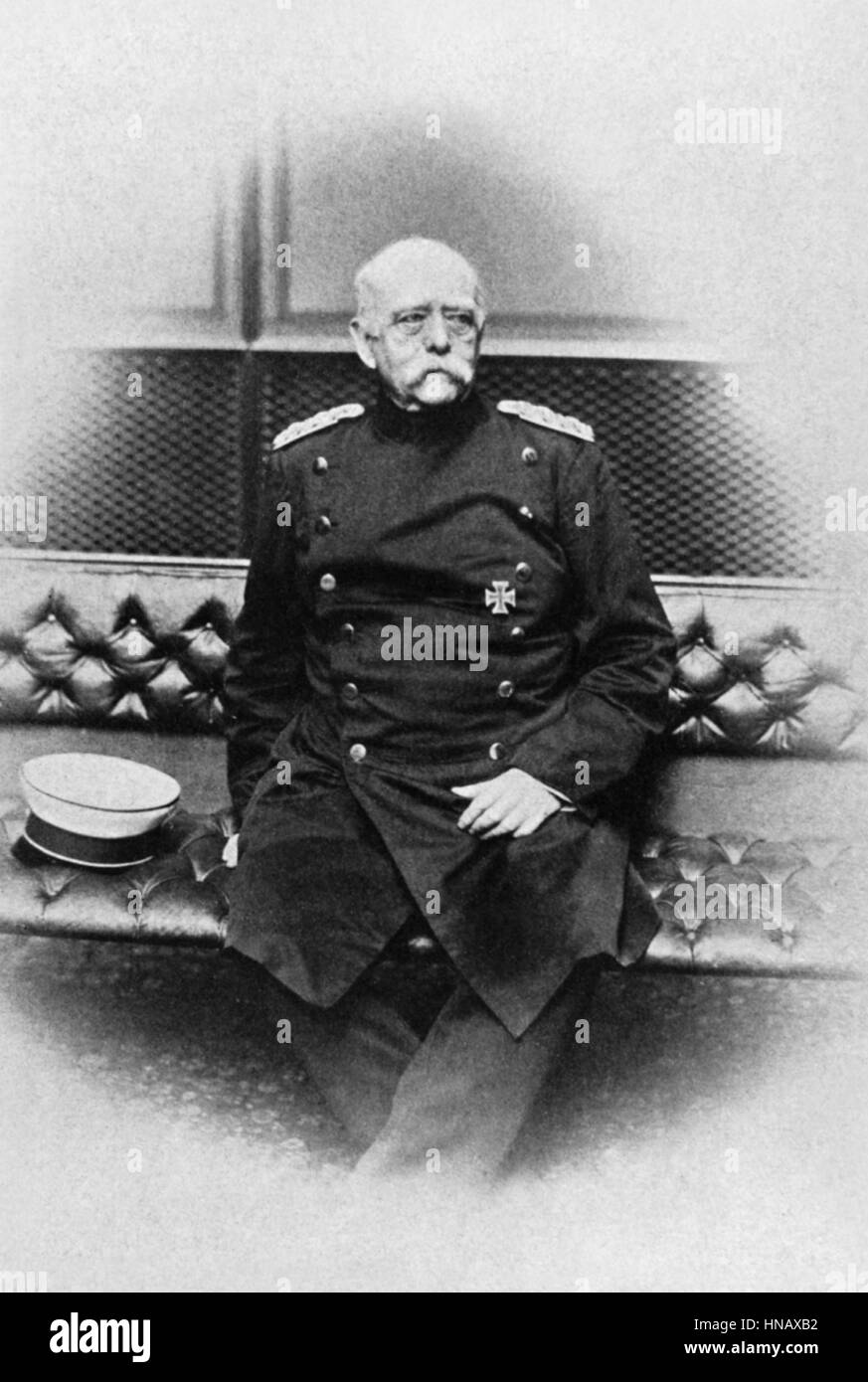 Homme d'OTTO VON BISMARCK (1885) Banque D'Images