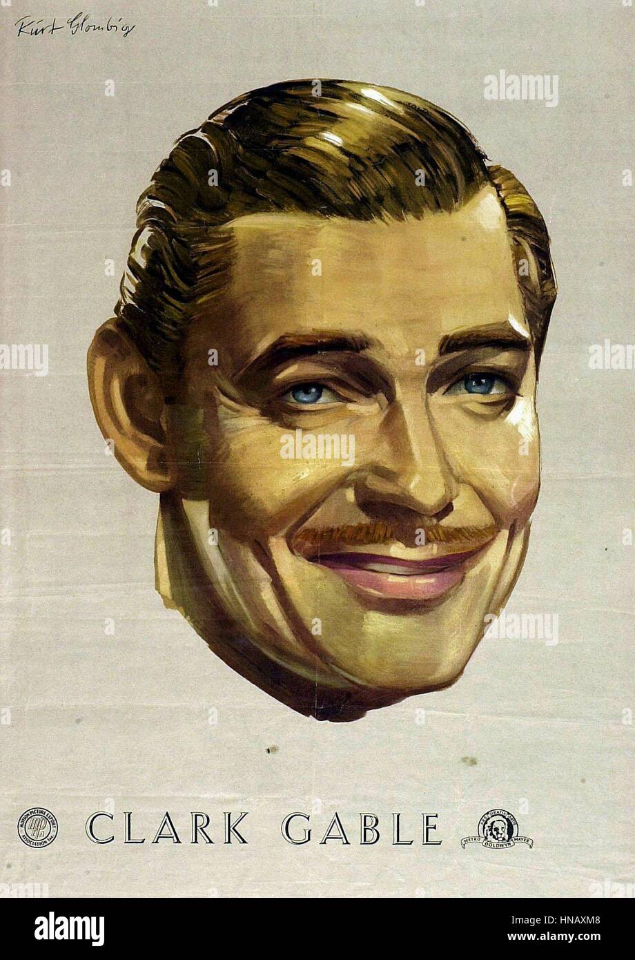L'ACTEUR CLARK GABLE (1948) Banque D'Images