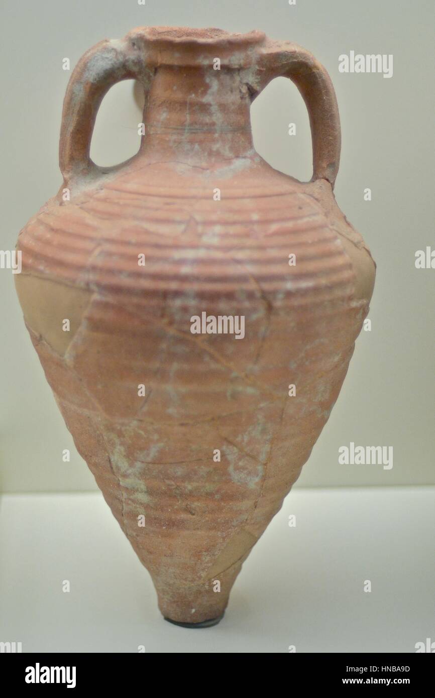 Vin de l'est comparable à l'amphora Crypta Balbi de type I du VI siècle Banque D'Images