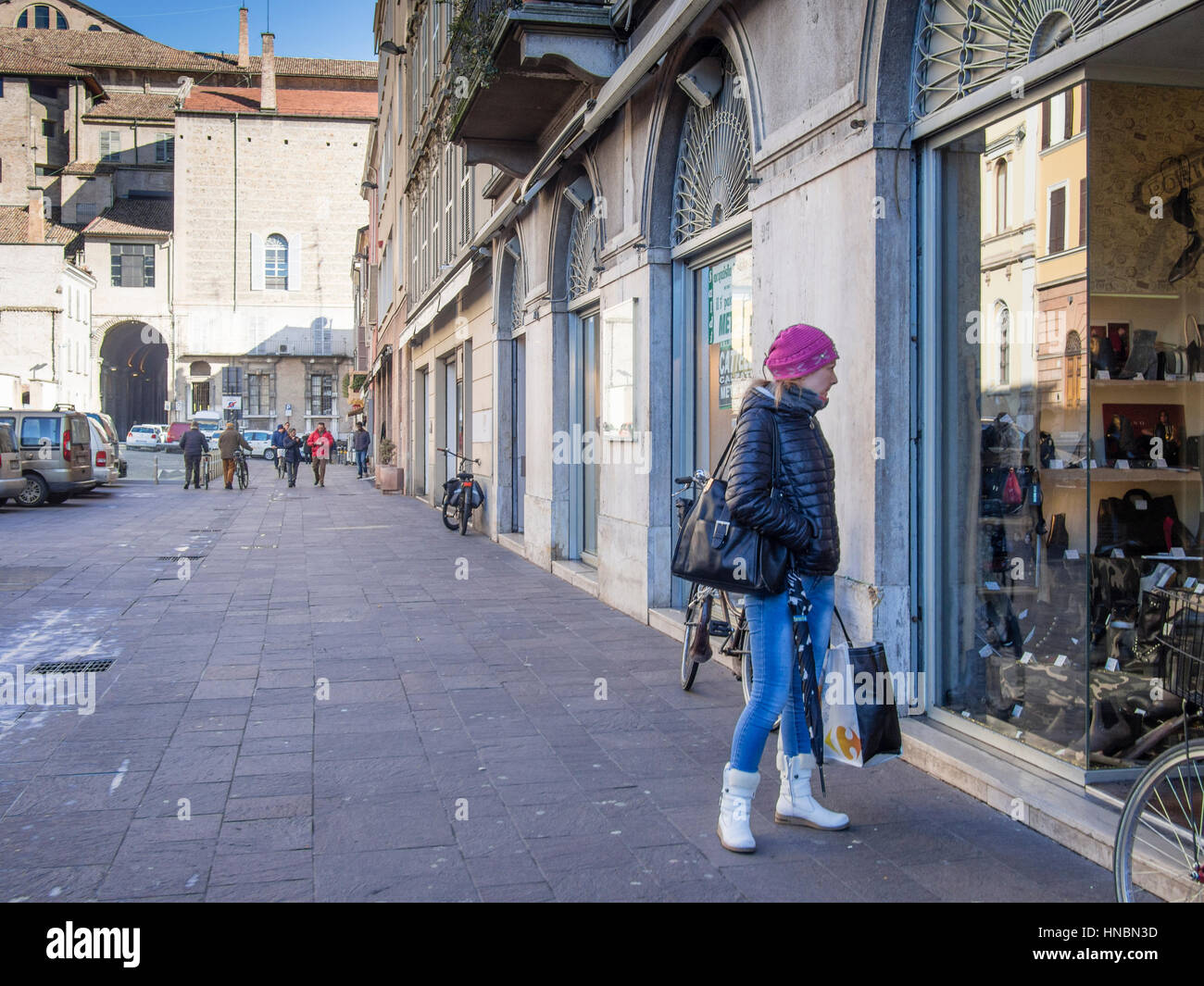 Rue de Parme et voyage d'images . Parma , Italie Banque D'Images