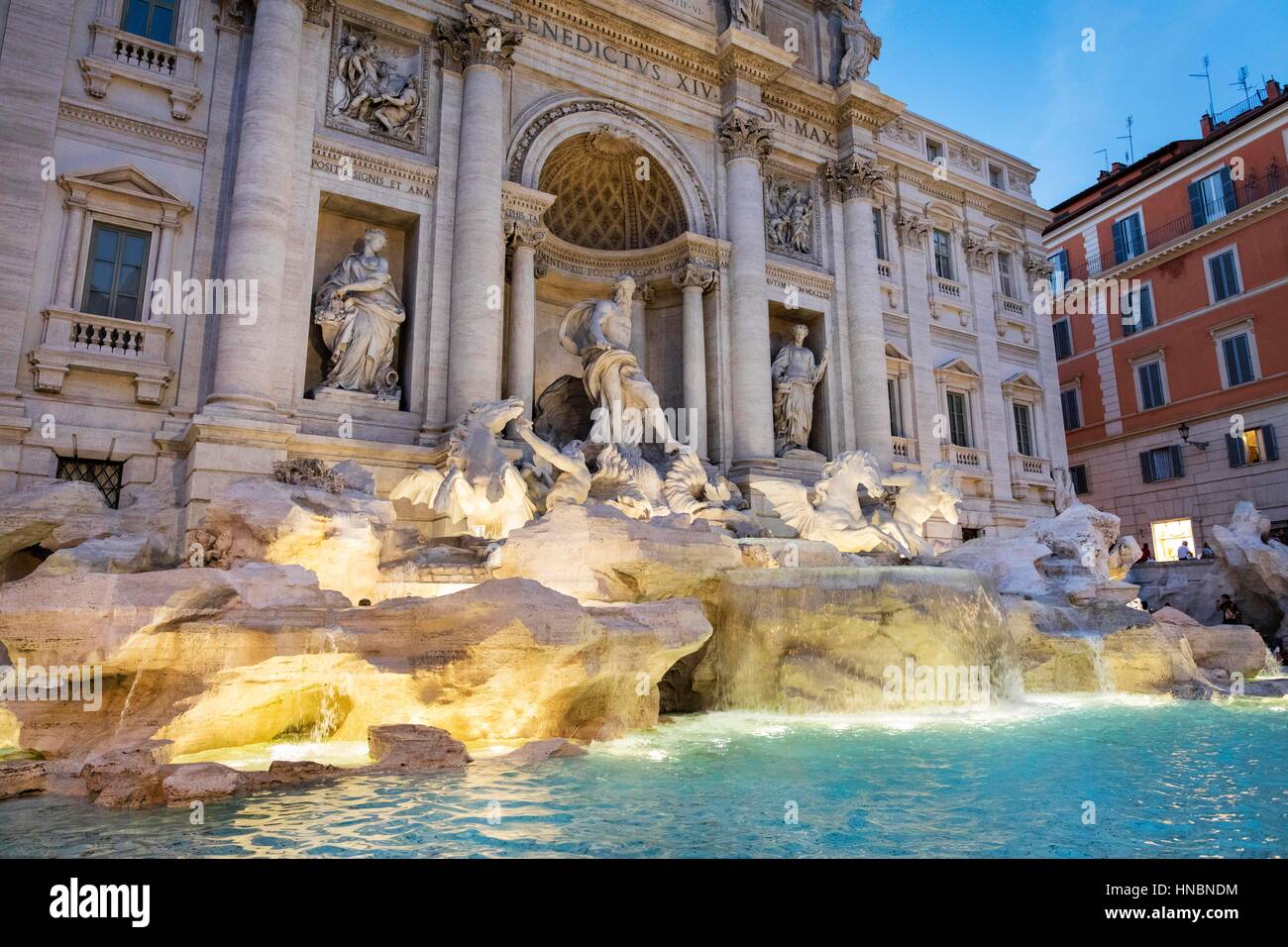 La fontaine de Trevi. Rome, Italie Banque D'Images