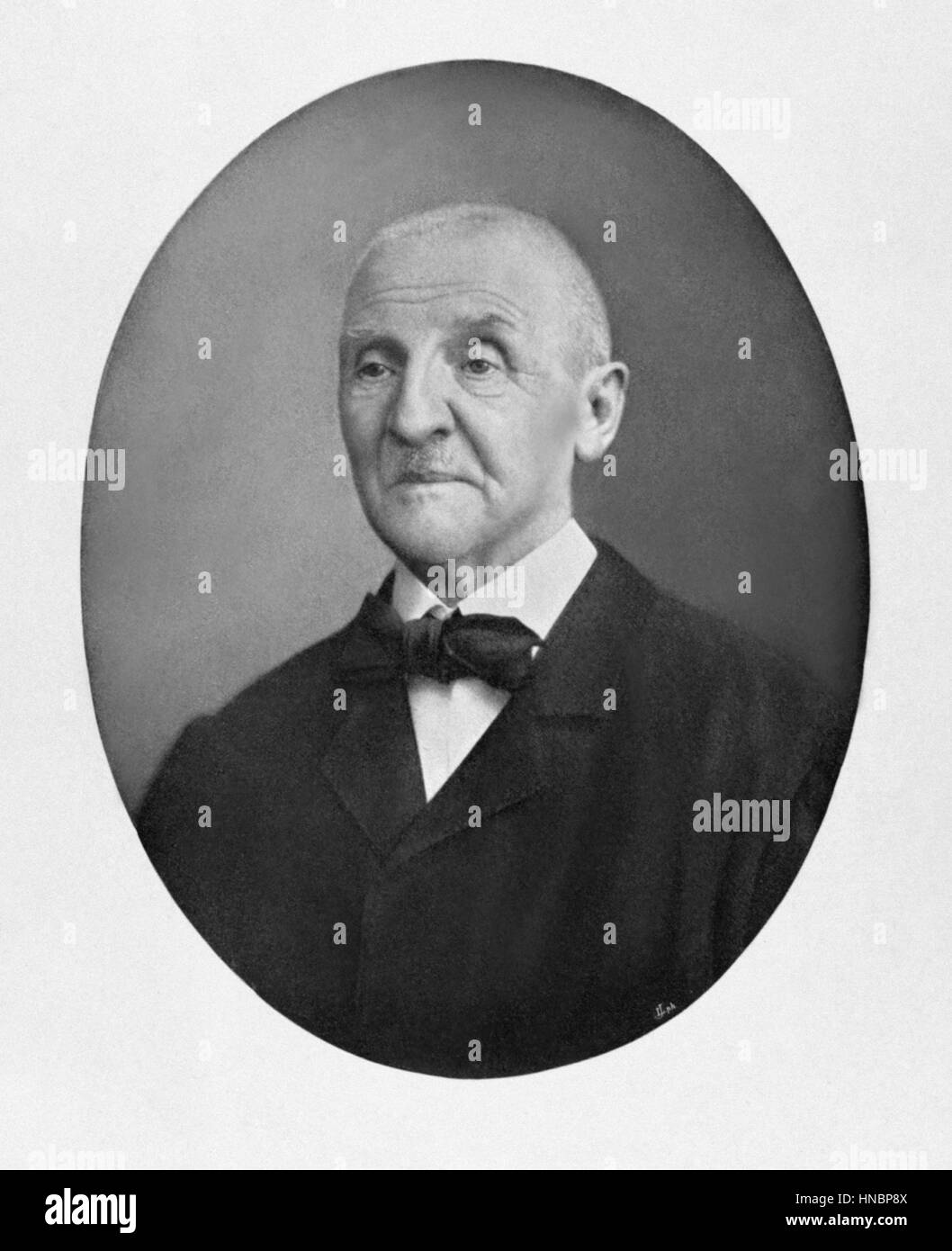 Le 01 janvier 1885 Anton Bruckner Banque D'Images