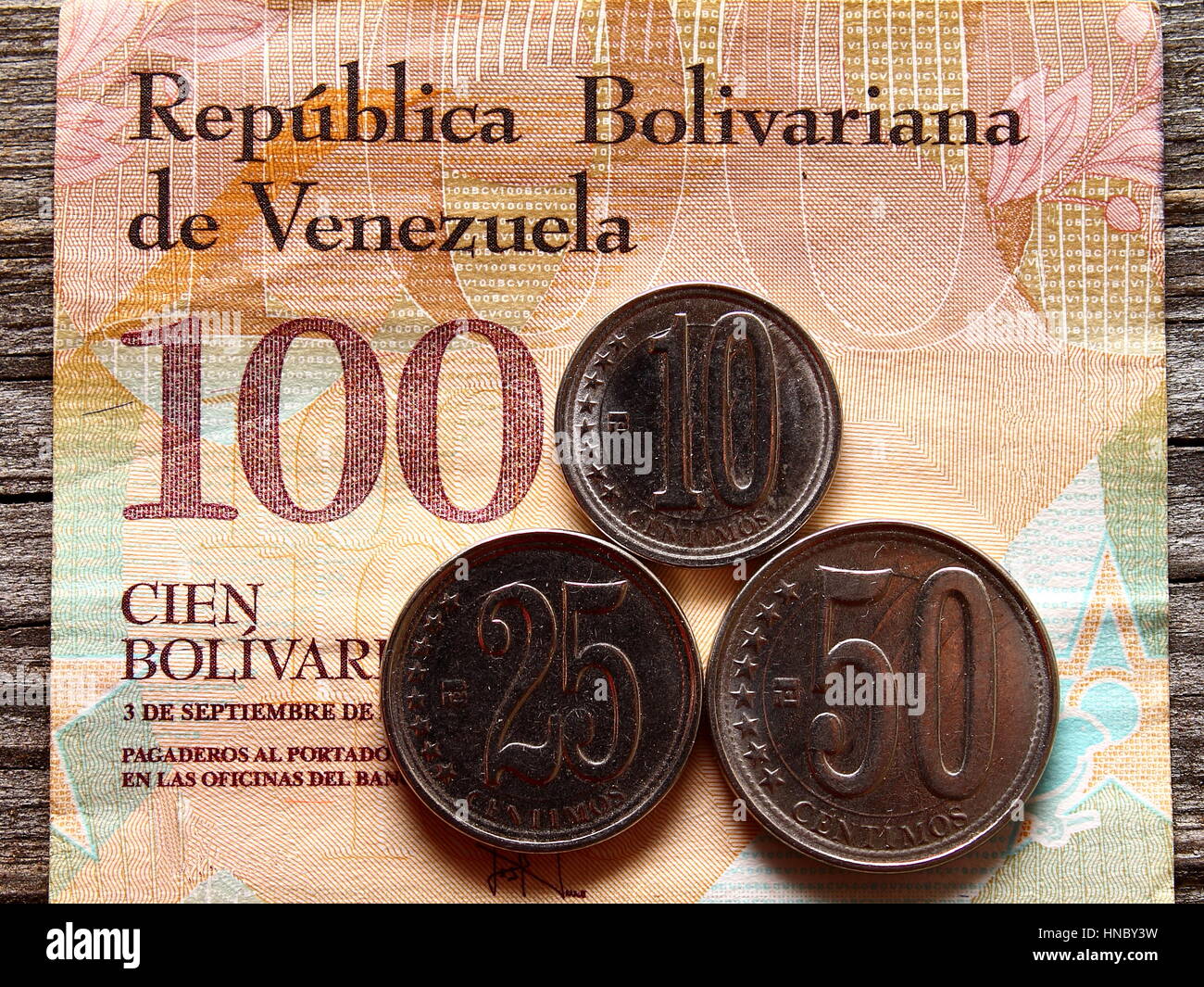 Crise économique en Venezuela Banque D'Images