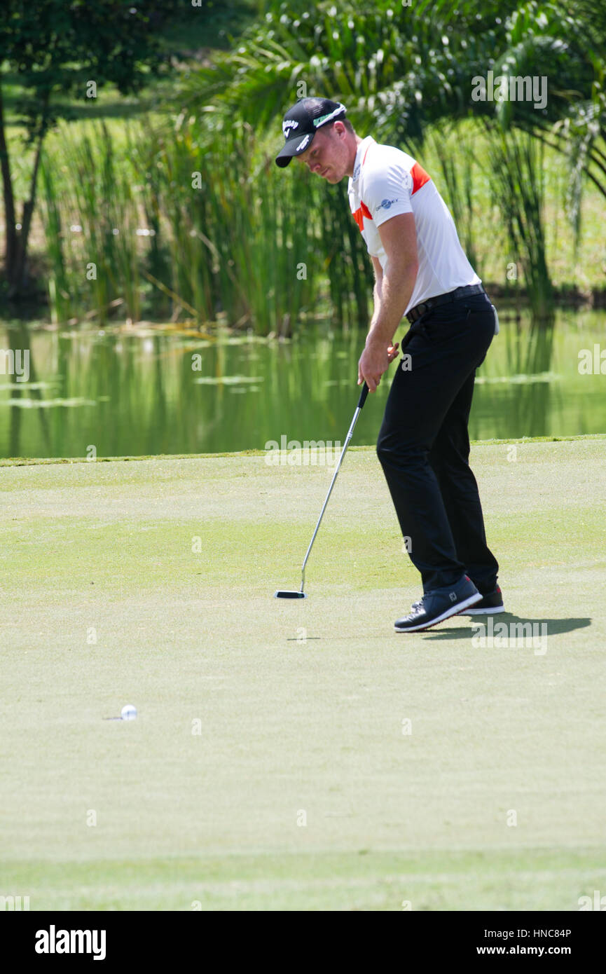 Kuala Lumpur, Malaisie. 11 février 2017. Au cours des rondes Willets Danny trois du championnat 2017 Maybank Crédit : Flashspix/Alamy Live News Banque D'Images