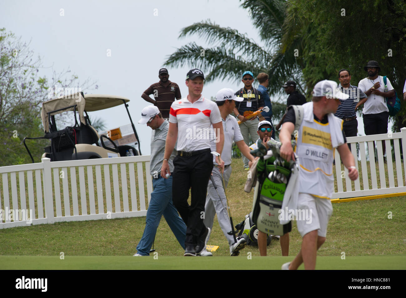 Kuala Lumpur, Malaisie. 11 février 2017. Au cours des rondes Willets Danny trois du championnat 2017 Maybank Crédit : Flashspix/Alamy Live News Banque D'Images