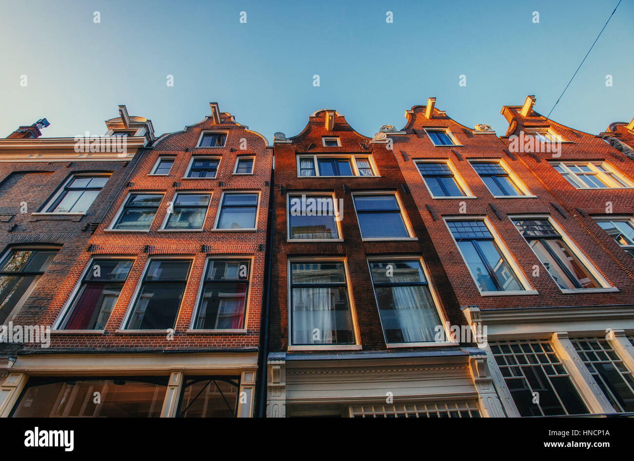 Pays-bas .Istorychnyy centre d'Amsterdam. Être grand Banque D'Images