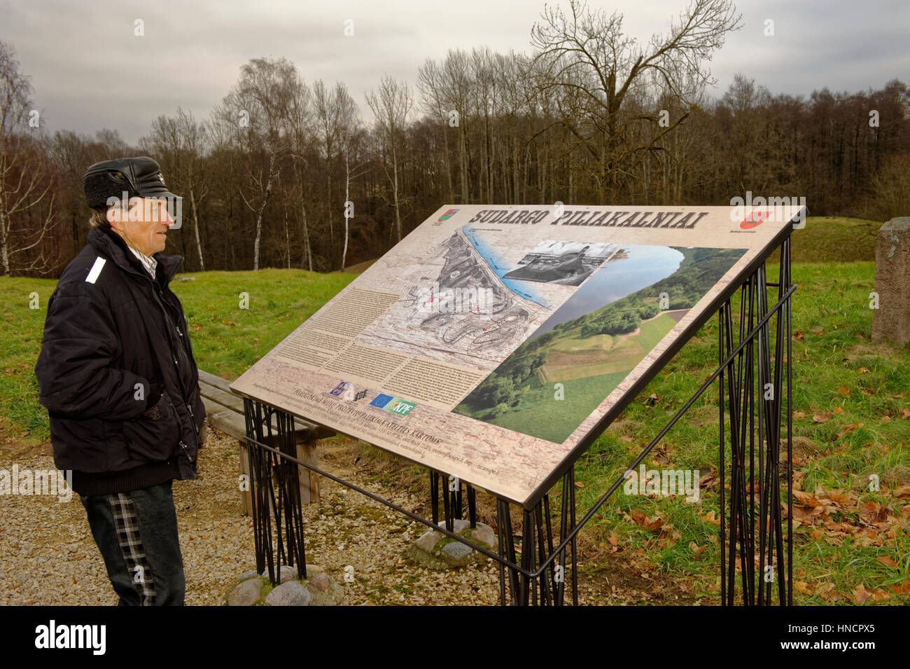 Dans Sudargas,Litauen Landschaften. Banque D'Images