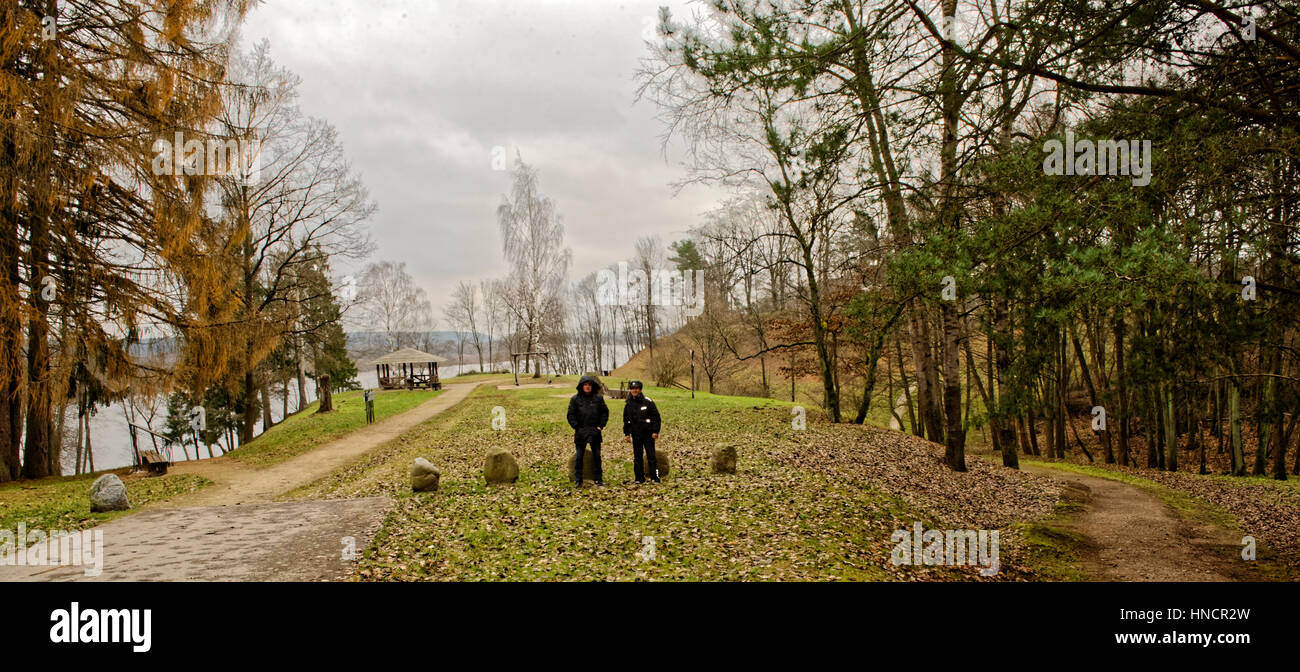 Dans Sudargas,Litauen Landschaften. Banque D'Images