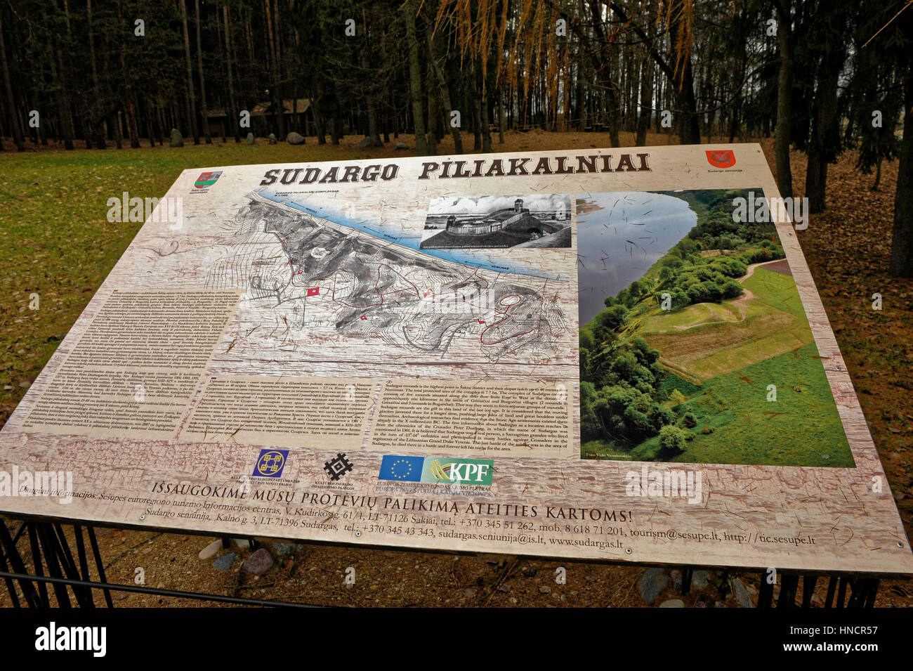 Dans Sudargas,Litauen Landschaften. Banque D'Images