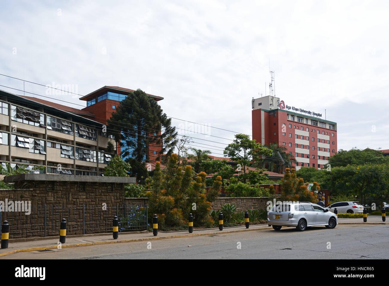 Hôpital Aga Khan, Parklands, Nairobi, Kenya Banque D'Images