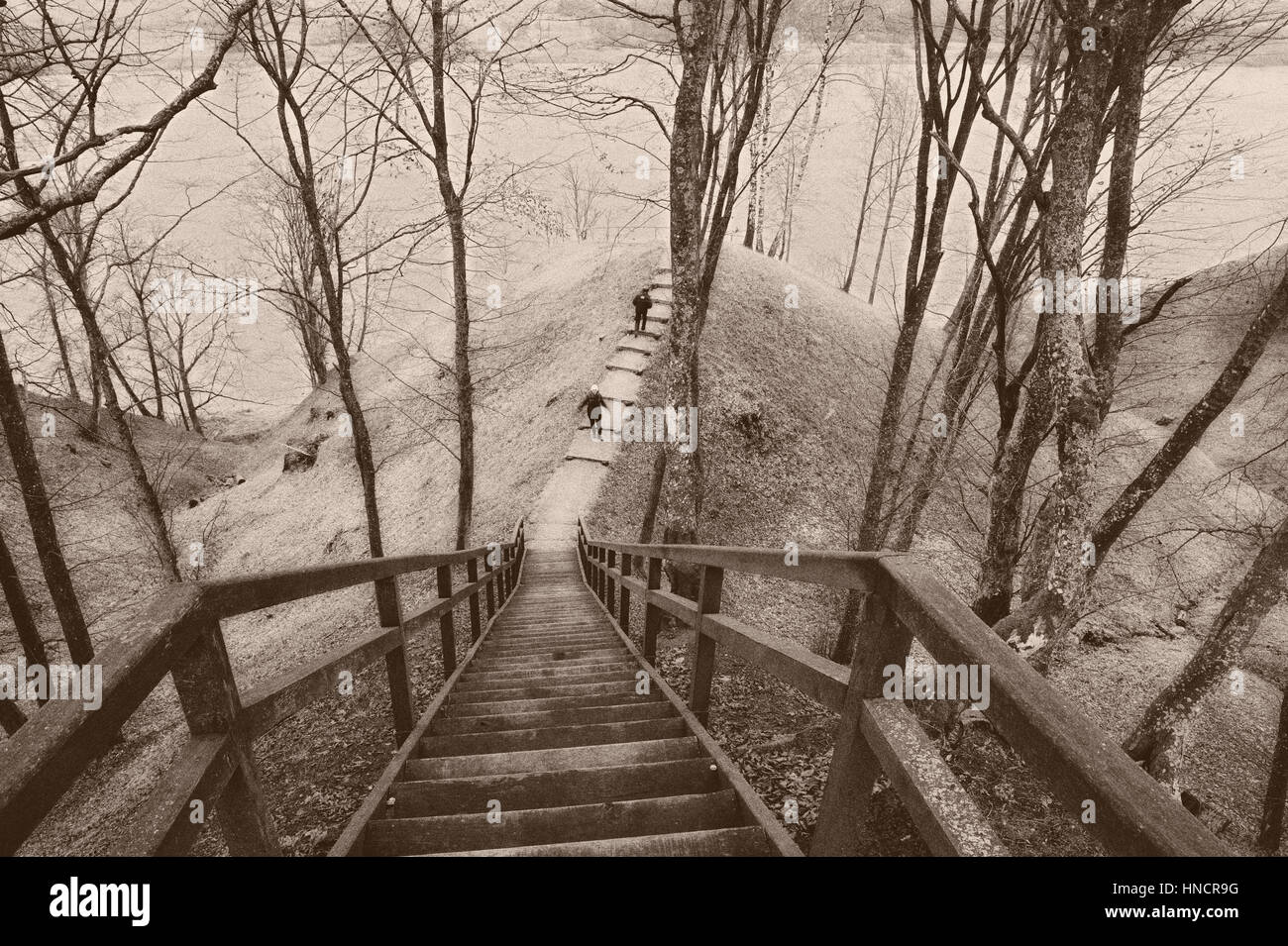 Dans Sudargas,Litauen Landschaften. Banque D'Images